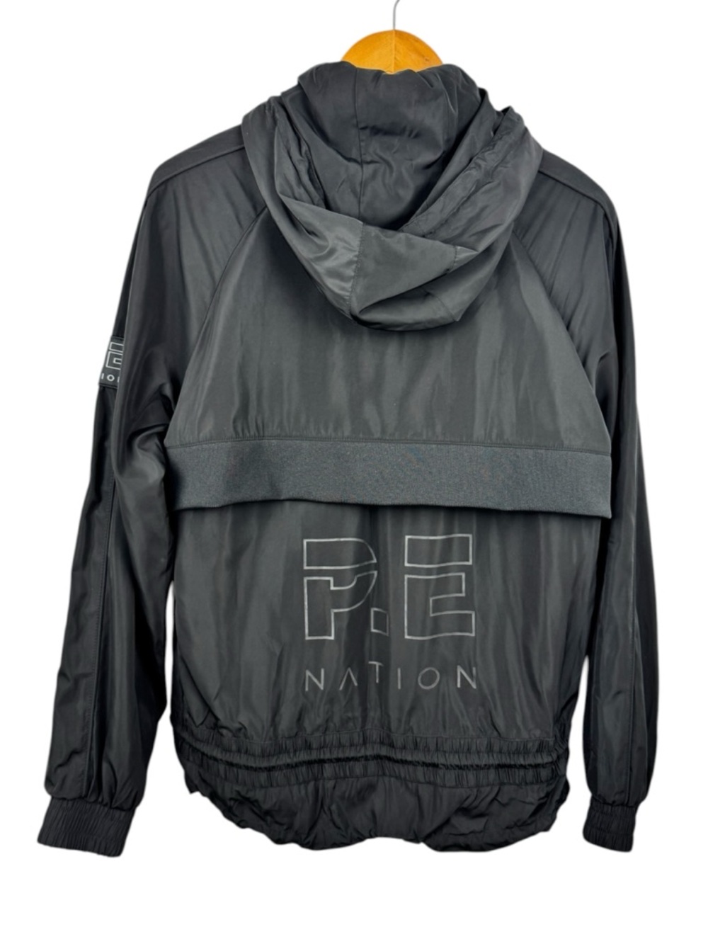 P.E NATION Baseline Endurance Man Down Jacket Black Size XS Athleisure Oversized - Picture 6 of 16